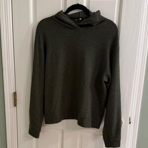 Women's Dark Olive Hoodie Sweater